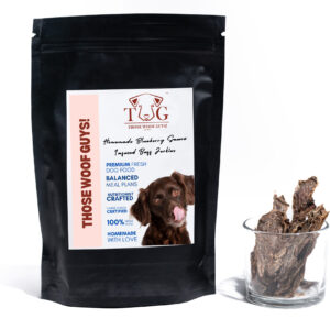 Blueberry Sauce Infused Buffalo Jerkies