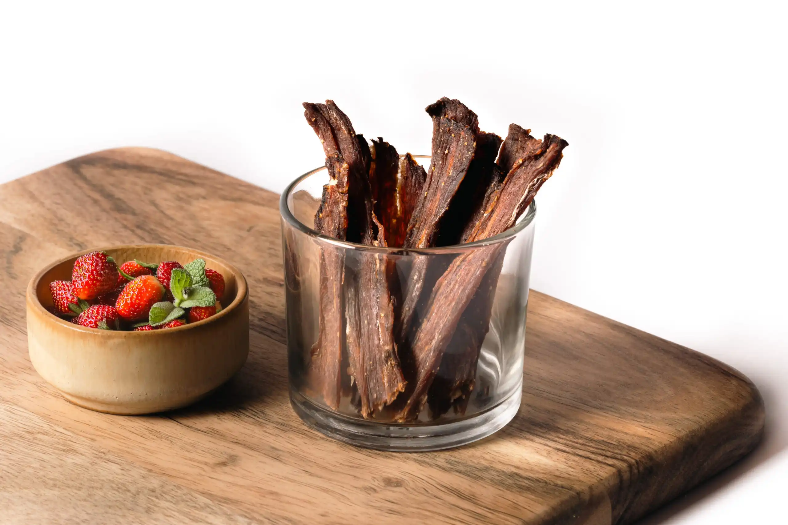 Strawberry Sauce Infused Pork Jerkies - Image 2